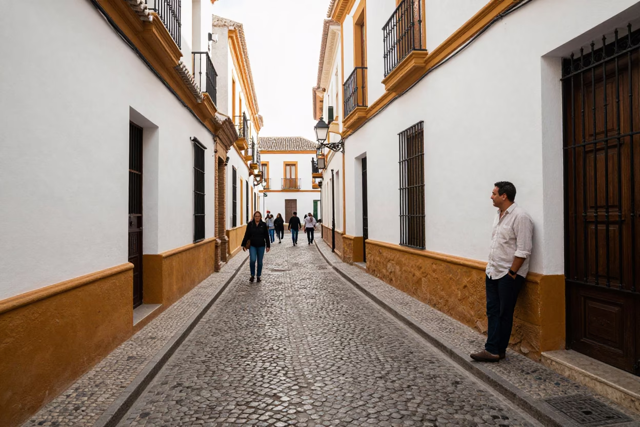 Granada Midmorning Light at Bright Midmorning Light in in Granada, Spain