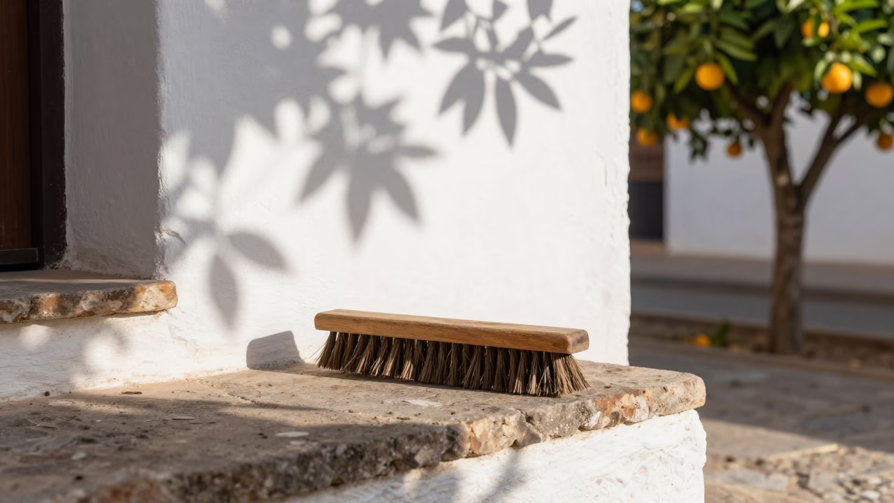 Granada Wooden Boot Scraper in in Granada, Spain