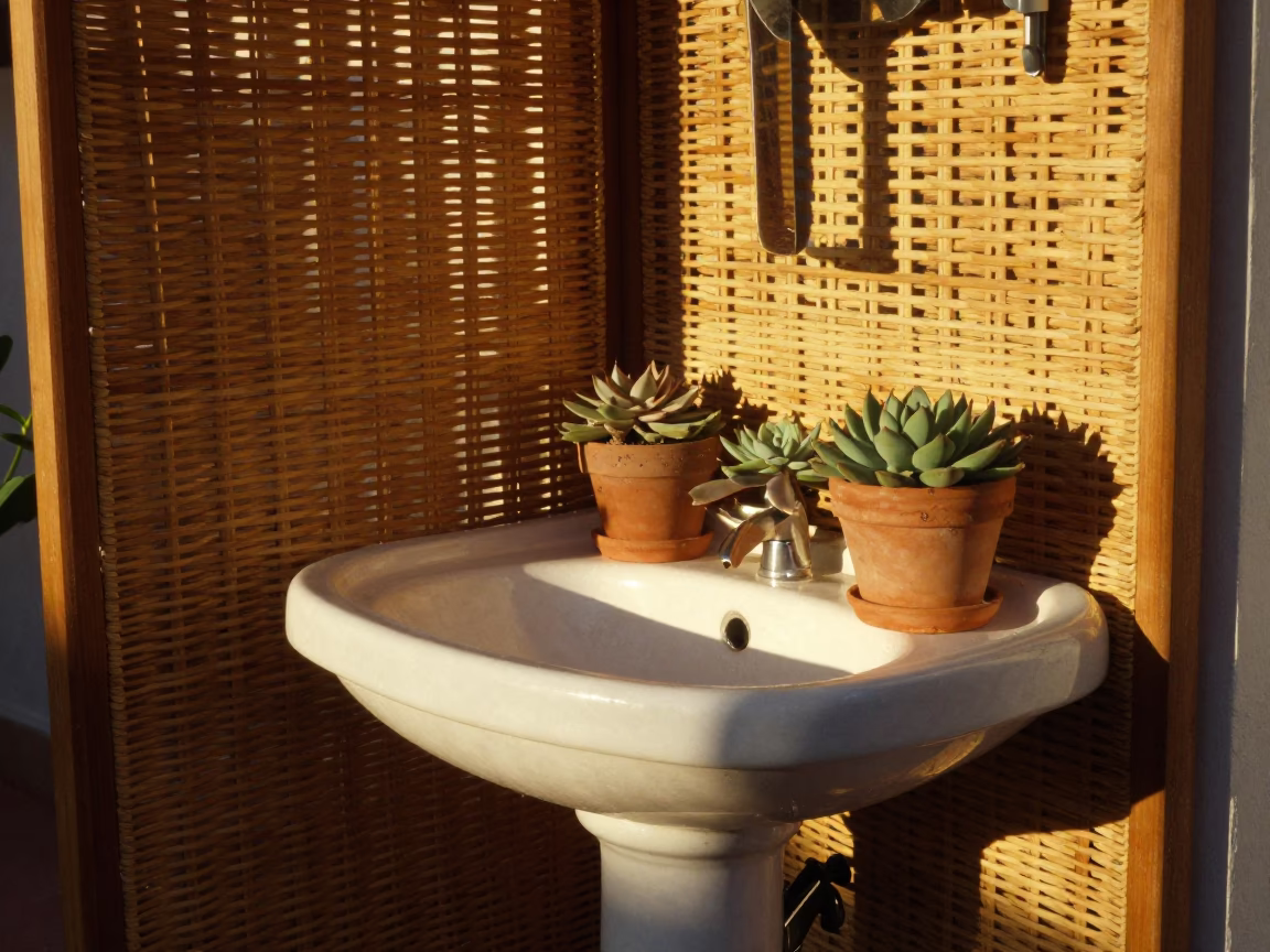Granada Woven Cane at Golden Hour in in Granada, Spain