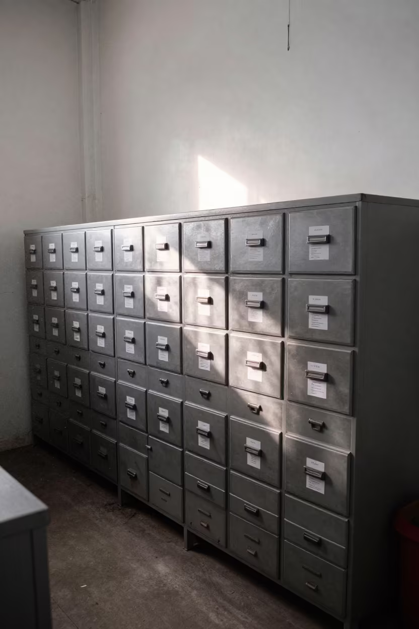 Gray Bay Light on Remittance Pouch Drawer in Dar es Salaam in inside a chilled distribution bay in Dar es Salaam