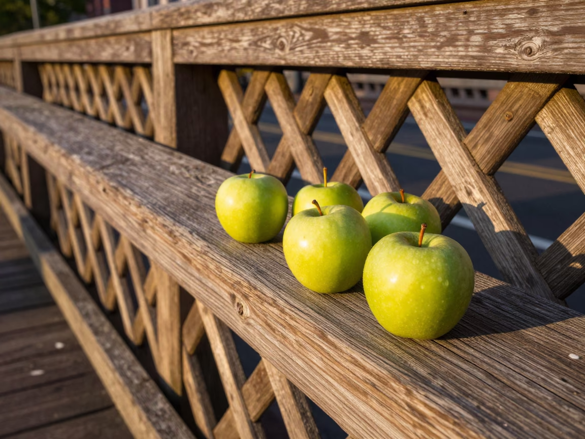 Green Apples in New York in in New York, United States