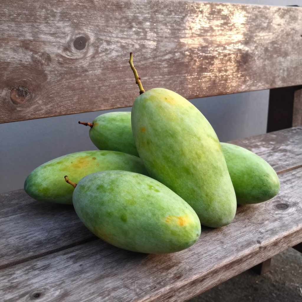 Green Mangoes in Kuala Lumpur in in Kuala Lumpur, Malaysia