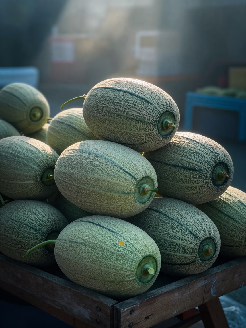 Green Melons in Kaohsiung in in Kaohsiung, Taiwan