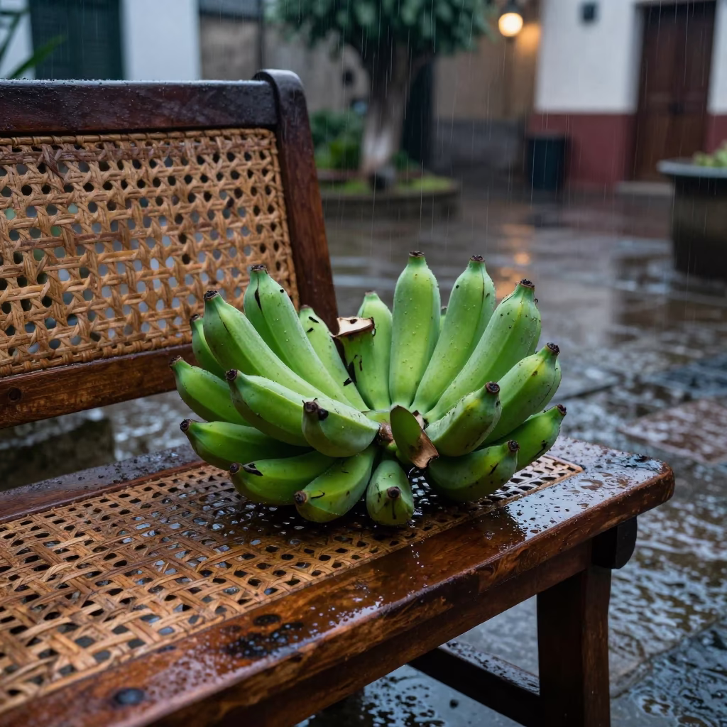 Green Plantain in Lima in in Lima, Peru