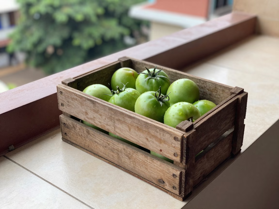 Green Tomatoes in Phnom Penh in in Phnom Penh, Cambodia