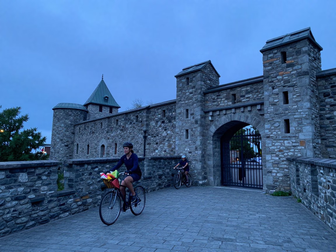 Grocery Basket in Quebec City in in Quebec City, Quebec, Canada