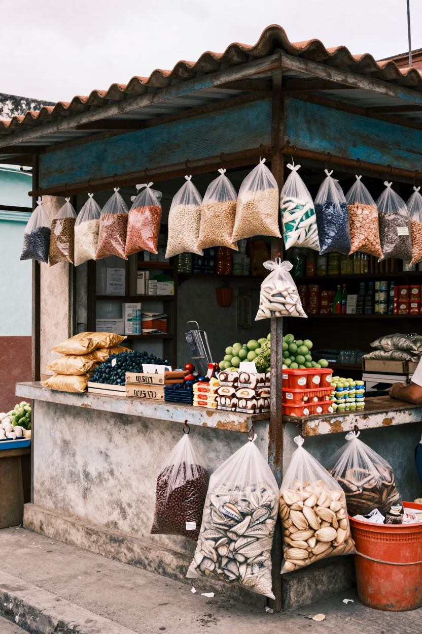 Grocery Counter in Havana in in Havana, Cuba