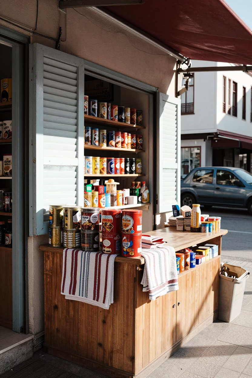Grocery Counter in Izmir in in Izmir, Turkey