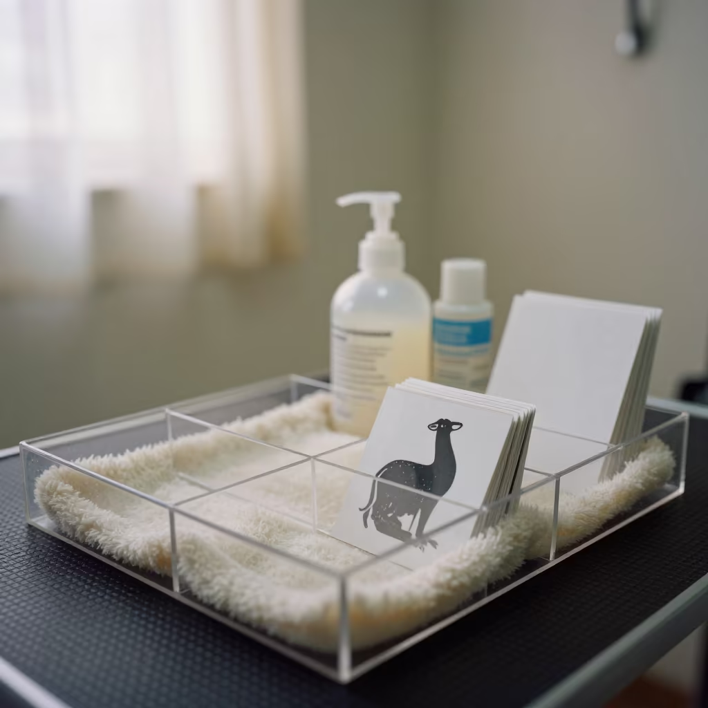 Grooming Score Tray in Rio Bay in inside a grooming bay in Centro, Rio de Janeiro