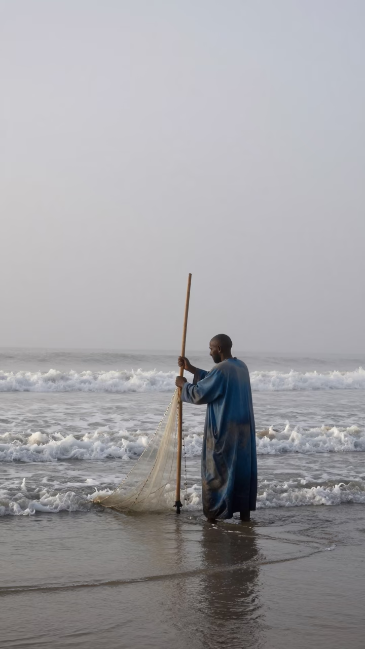 Guiding Nets in Essaouira in in Essaouira, Morocco