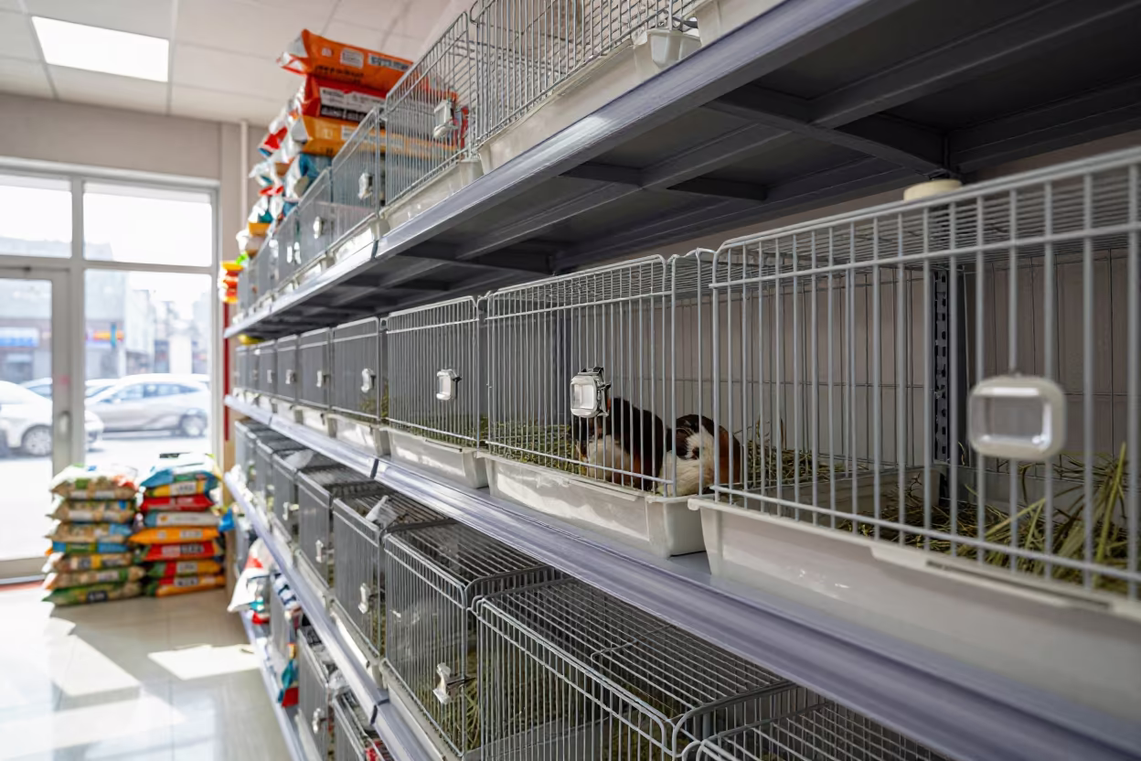 Guinea Pig Nail Clip Kit Pet Store Aisle Zhengzhou in inside a pet store aisle in Zhengzhou