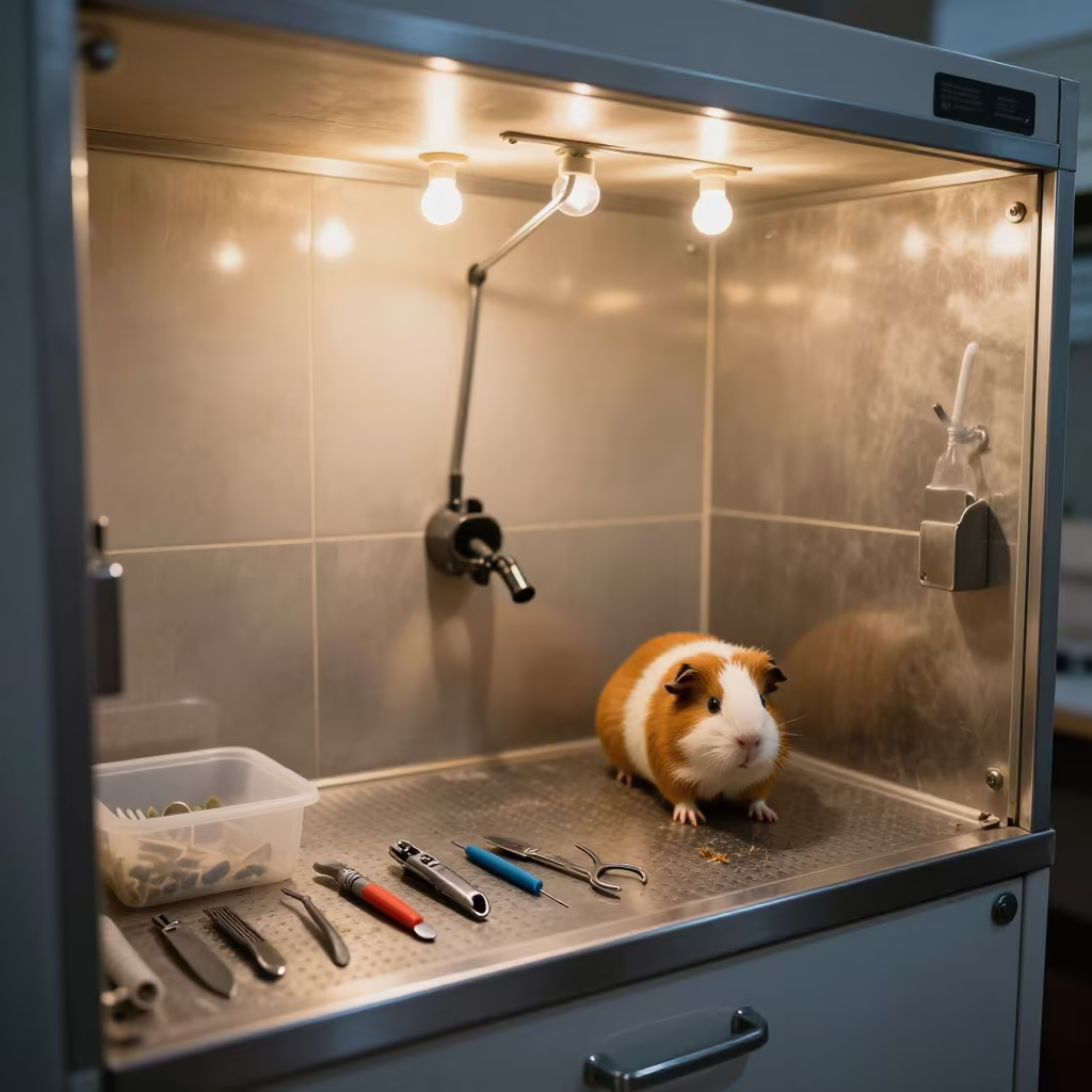 Guinea Pig Nail Kit at Islamabad Dog Wash Twilight in at a self-serve dog wash station near Islamabad