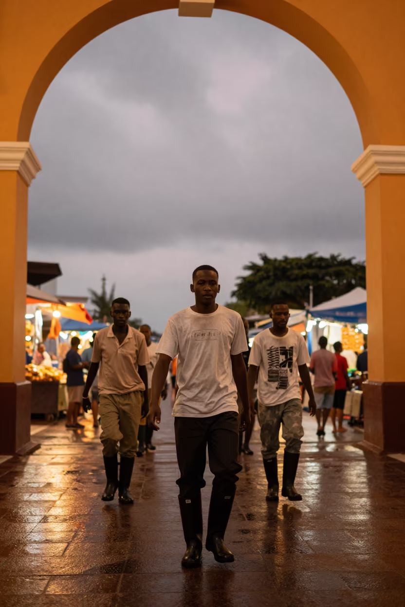 Gumboots at Nha Trang Night Market in at a night market in Nha Trang