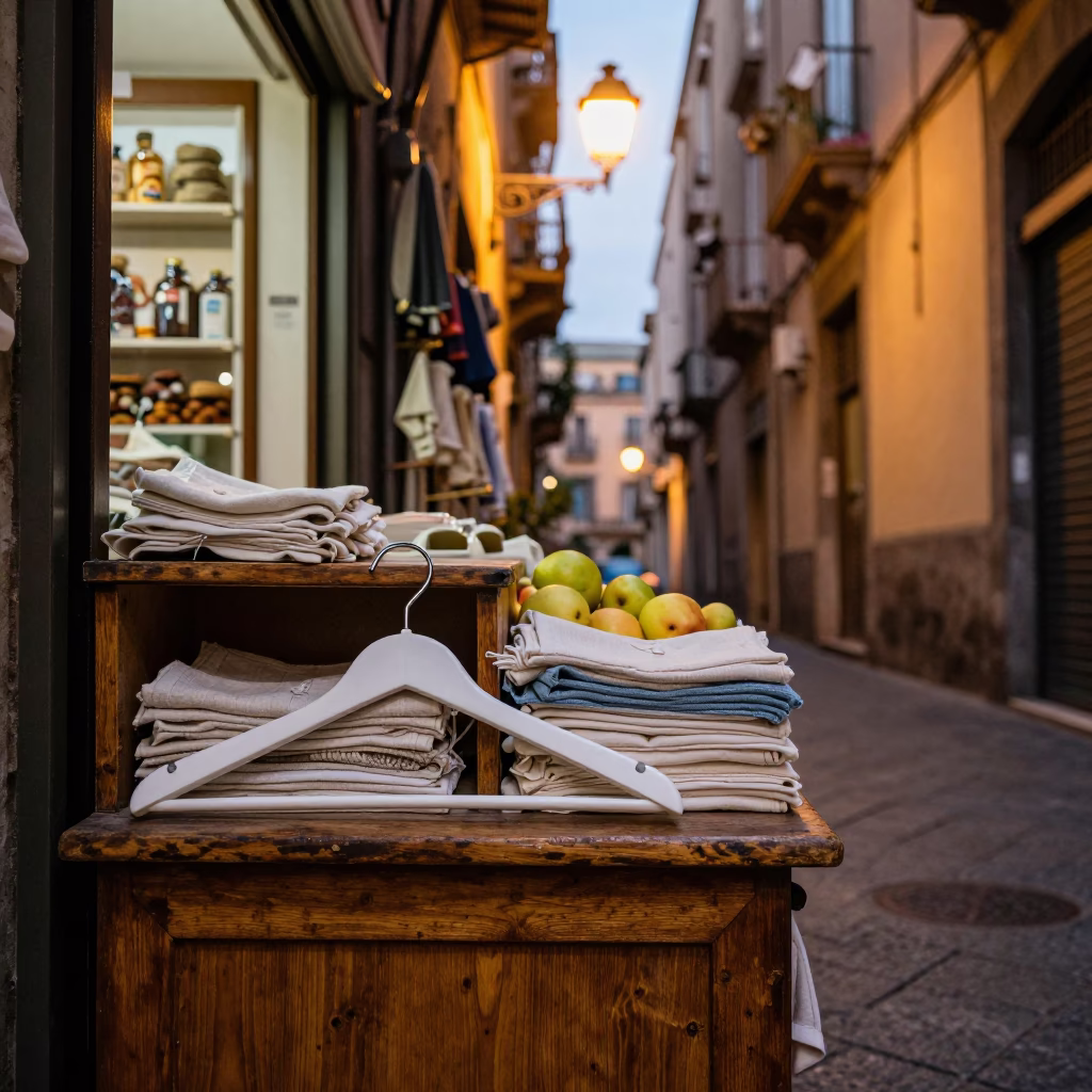 Haberdashery Counter in Naples in in Naples, Italy