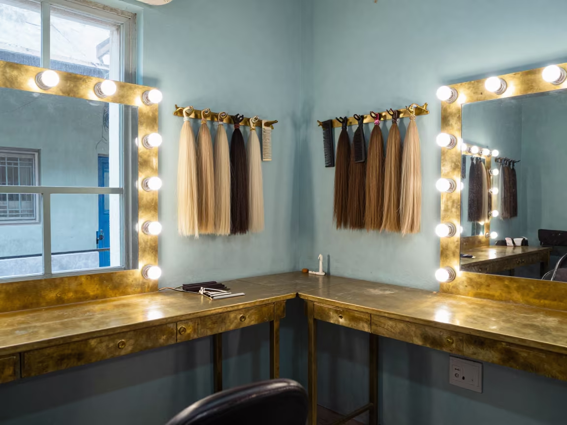 Hair Color Ring and Tools in Burao Workshop in inside a goldsmith workshop behind the market lane in Burao
