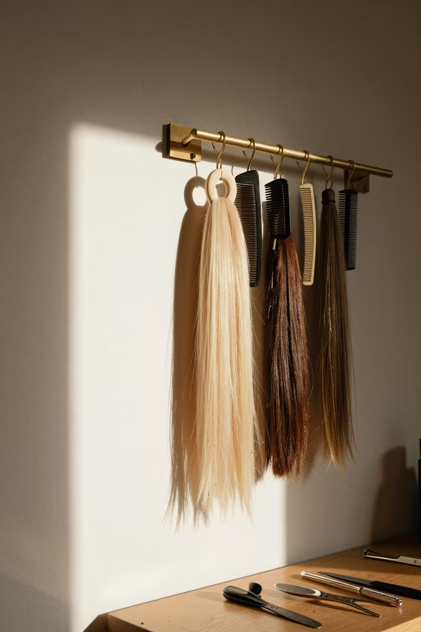 Hair Extension Ring in Goldsmith Workshop in inside a goldsmith workshop behind the market lane in Waterloo