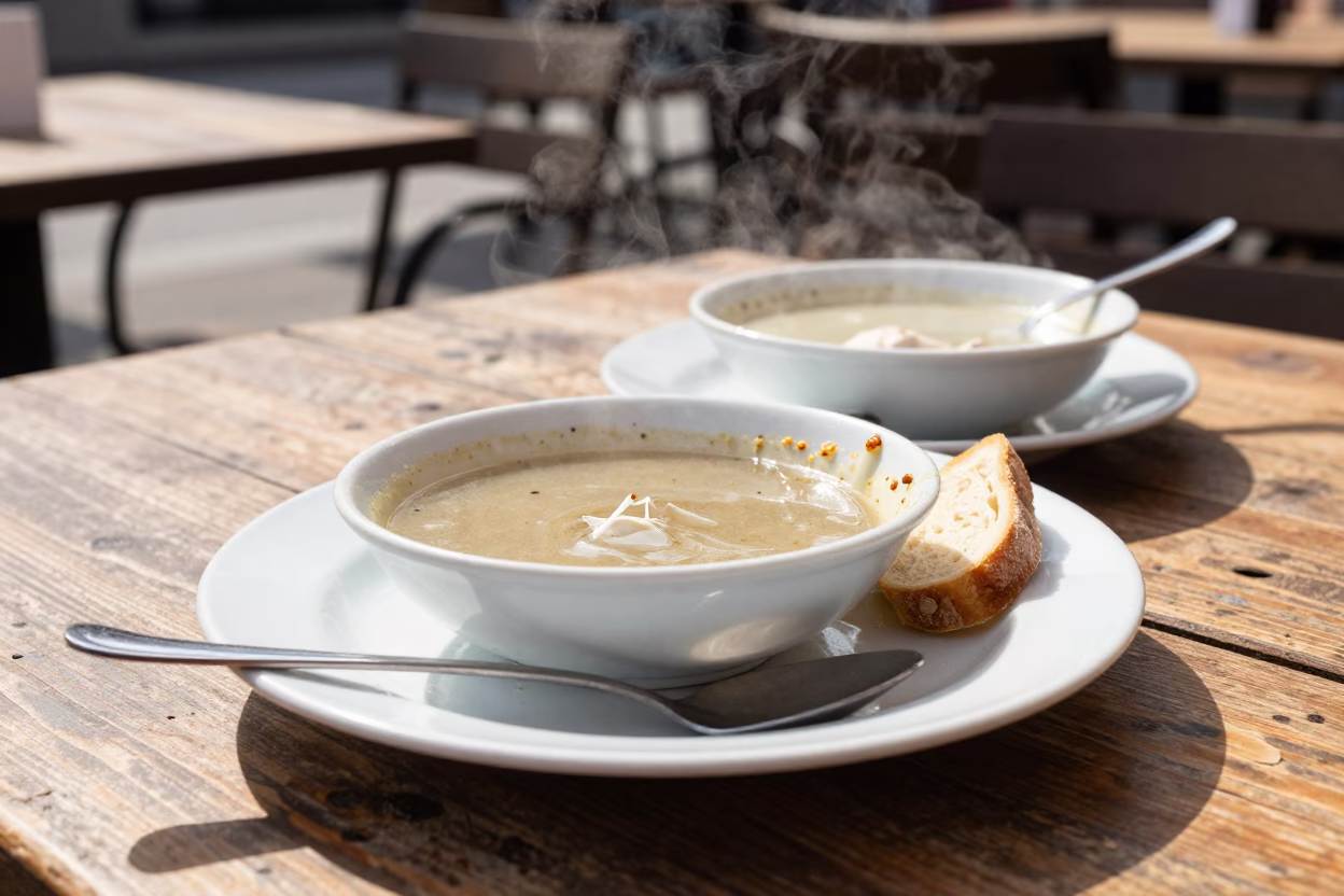 Half-eaten Meal in Berlin in in Berlin, Germany