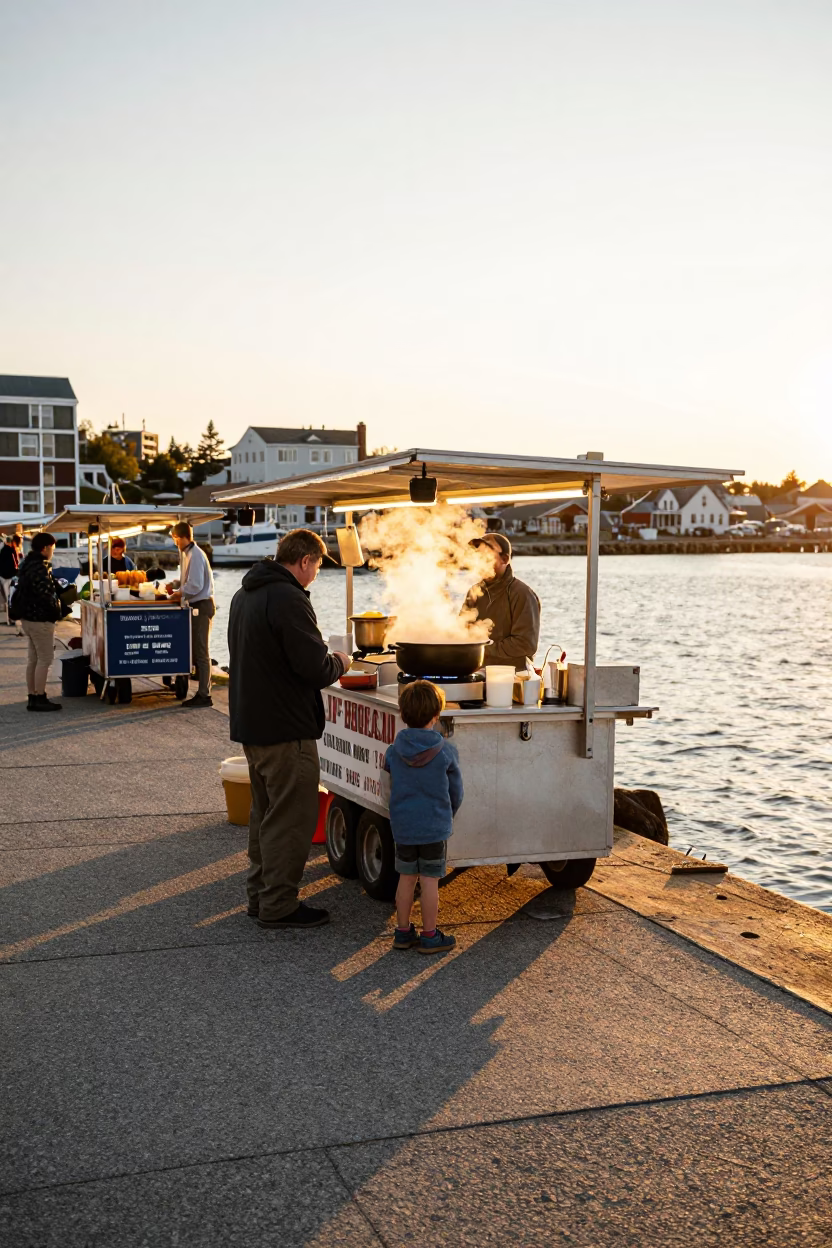 Halifax Child at Golden Hour in in Halifax, Nova Scotia, Canada