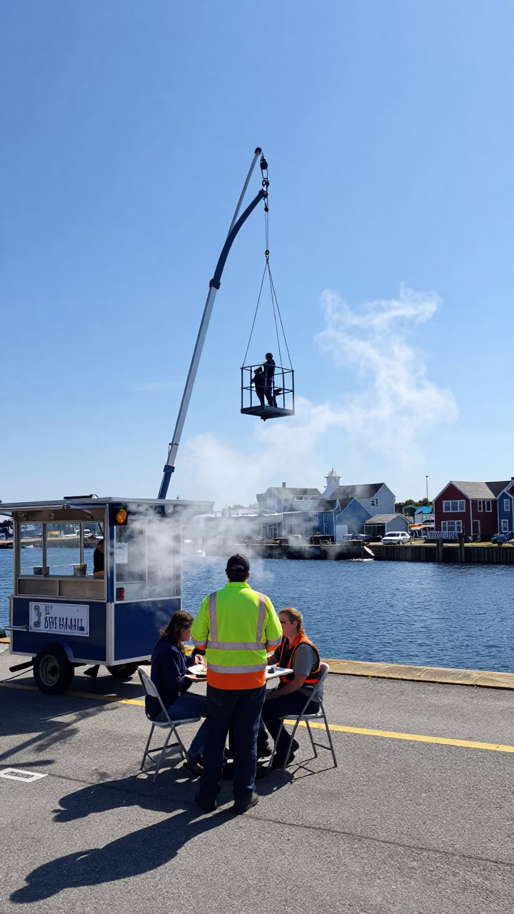 Halifax Lunch Break at Midday Light in in Halifax, Nova Scotia, Canada