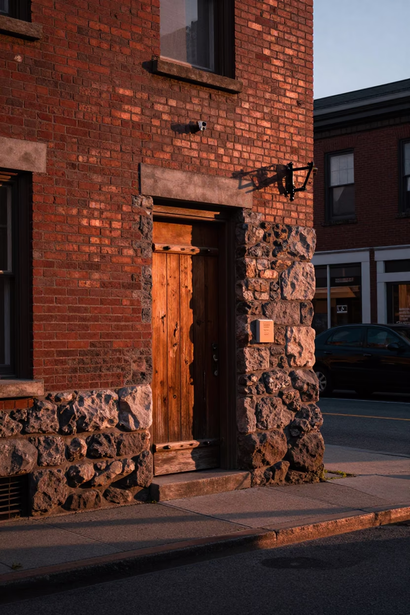 Halifax Nova Scotia Canada Copper Dusk Street Scene with Urban Details in in Halifax, Nova Scotia, Canada