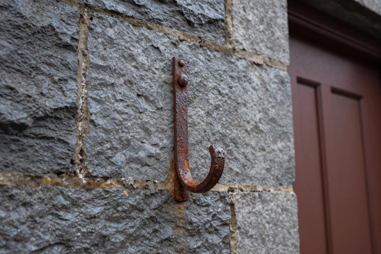Halifax Rusted Iron Coat Hook in in Halifax, Canada