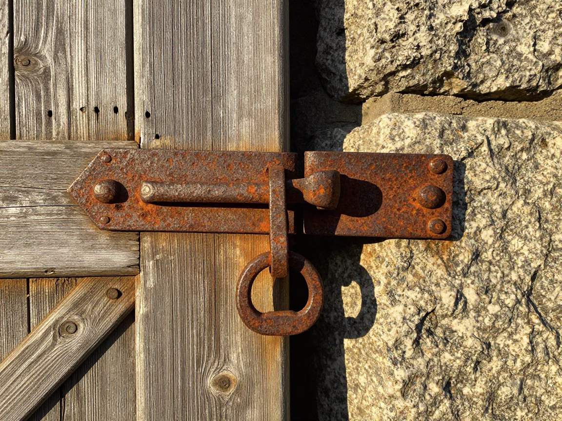 Halifax Rusted Iron Latch in in Halifax, Canada