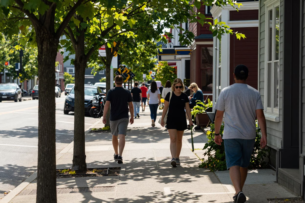Halifax Scene Midday at Midday Light in in Halifax, Nova Scotia, Canada