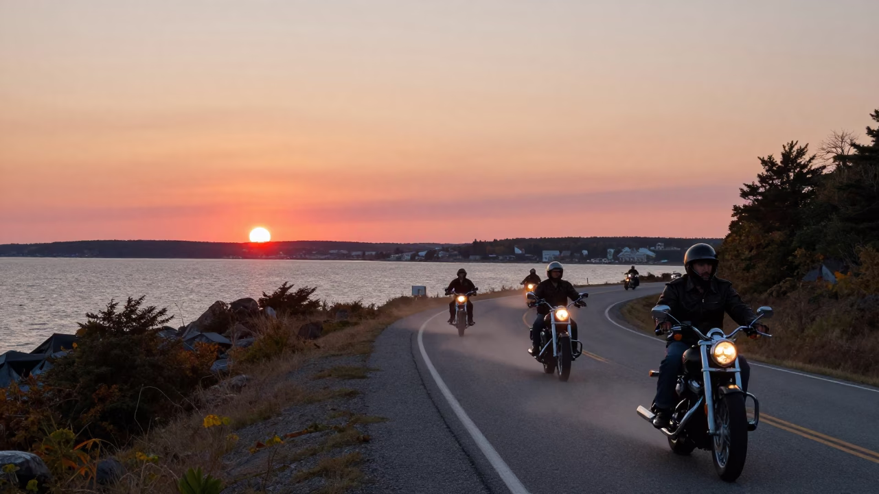Halifax Style Photograph at As The Sun Drops Toward The Horizon in in Halifax, Nova Scotia, Canada