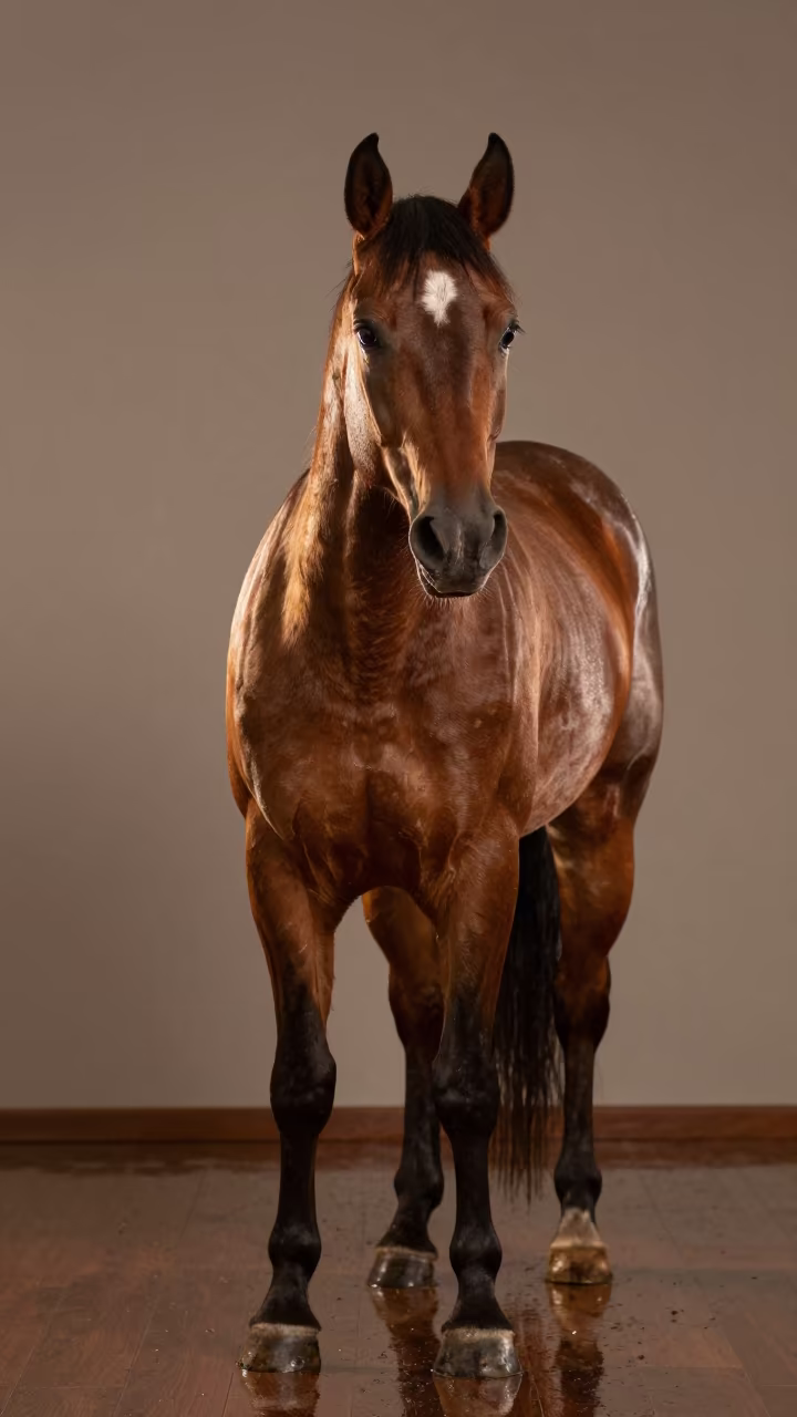 Hamiltonstovare Portrait in Campo Grande Studio in in a quiet portrait studio with a plain backdrop and eye-level framing in Campo Grande