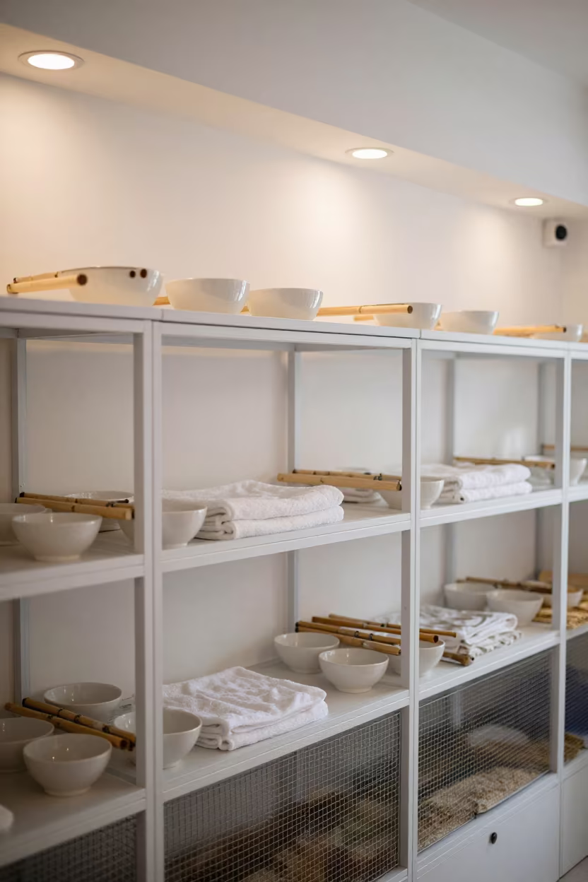 Hamster Habitat Shelf in Rajshahi Care Zone in inside a fish bagging counter zone in Rajshahi