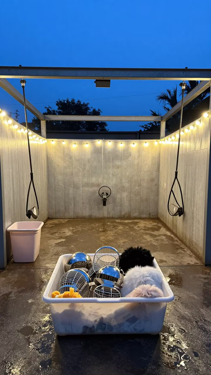 Hamster Wheel Parts in Kampala Dog Wash in at a self-serve dog wash station in Kampala