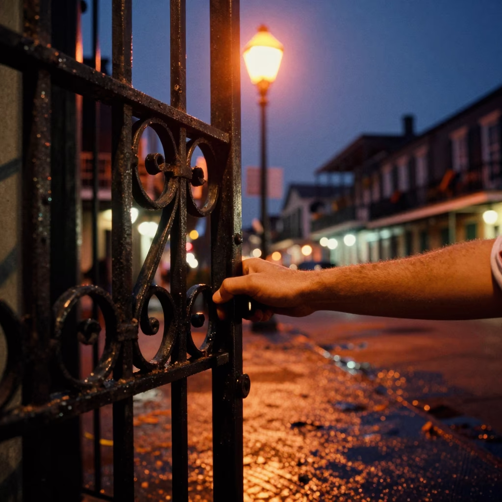 Hand in New Orleans in in New Orleans, Louisiana, United States