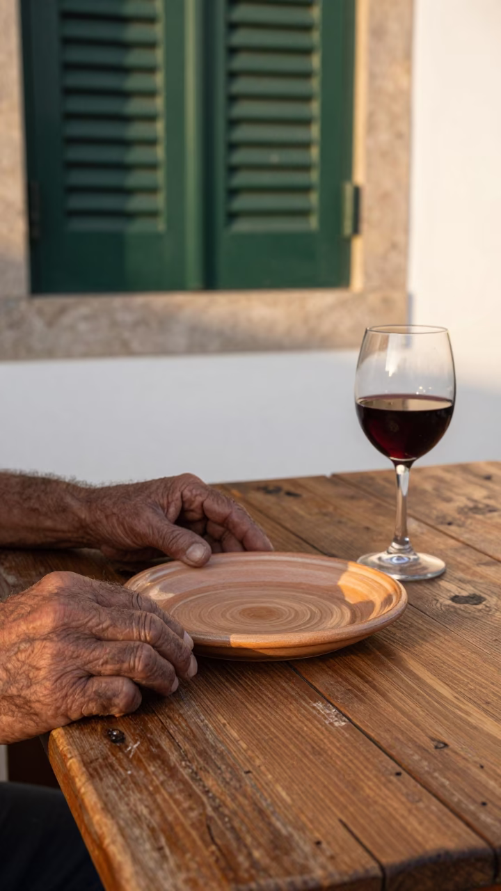 Hands in Lisbon at Golden Hour in in Lisbon, Portugal
