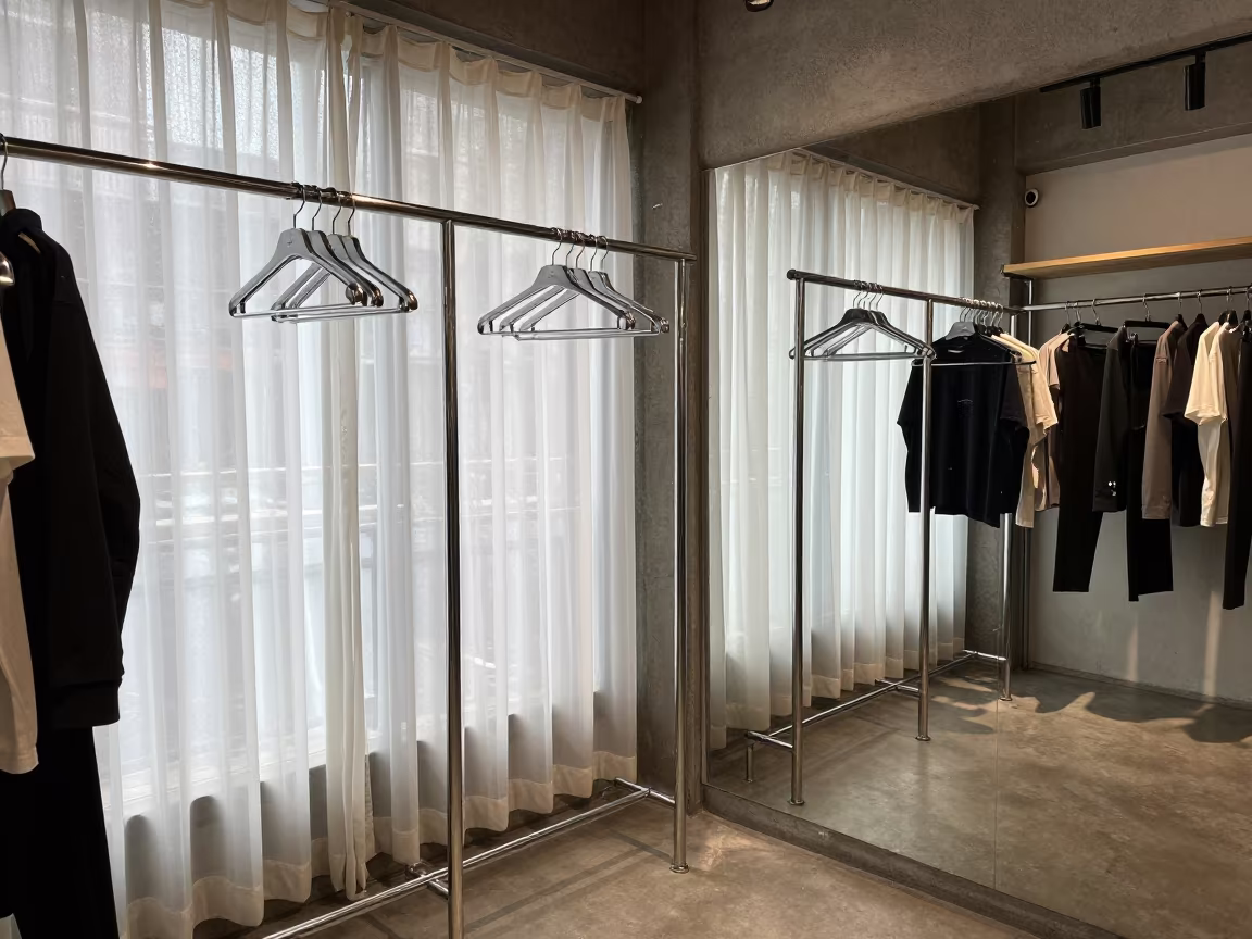 Hanger Sorter in Ahmedabad Fitting Room Corridor in inside a fitting room corridor in Ahmedabad