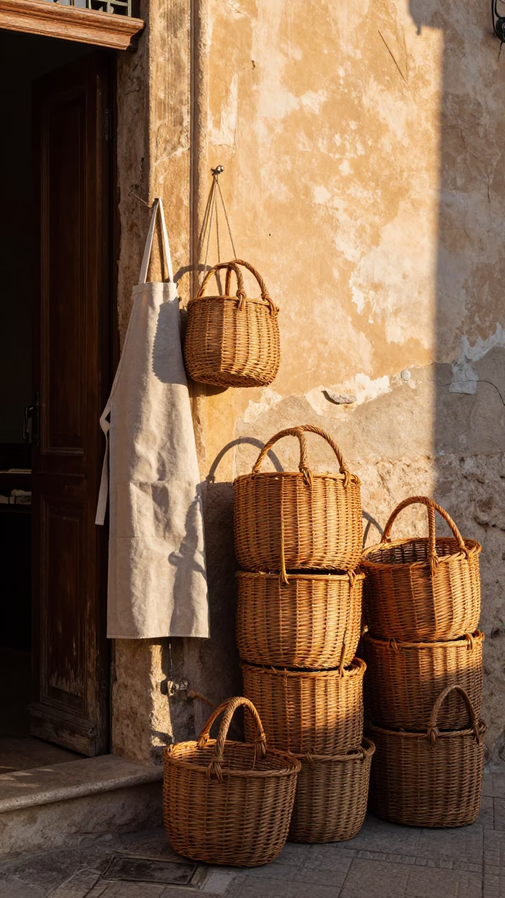 Hanging Apron in Palermo in in Palermo, Italy