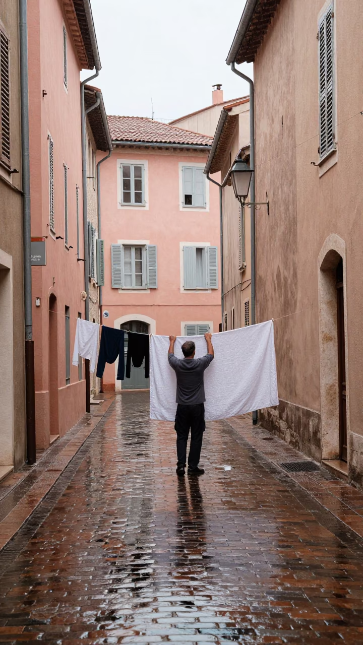 Hanging Quilt in Nice in in Nice, France