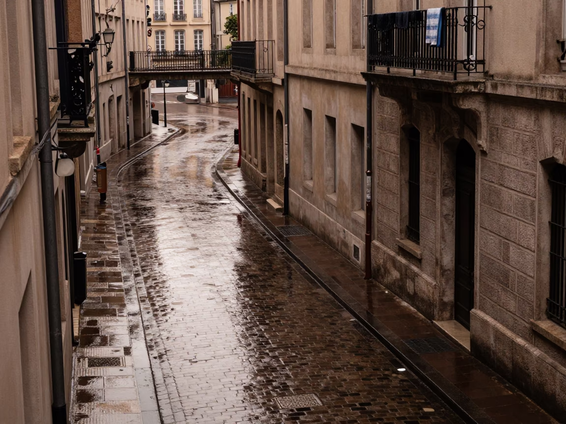 Hanging Towel in Lyon in in Lyon, France
