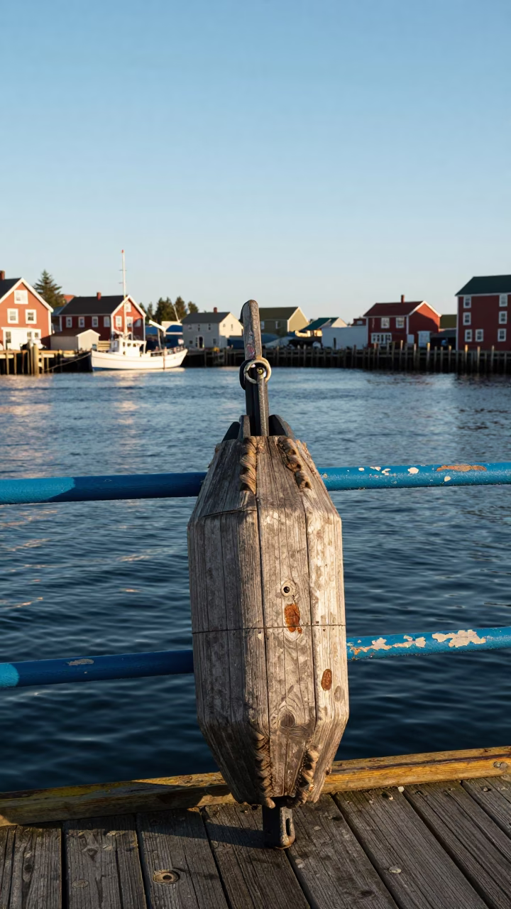 Harbor Scene at Clear Late-afternoon Light in Halifax in in Halifax, Nova Scotia, Canada