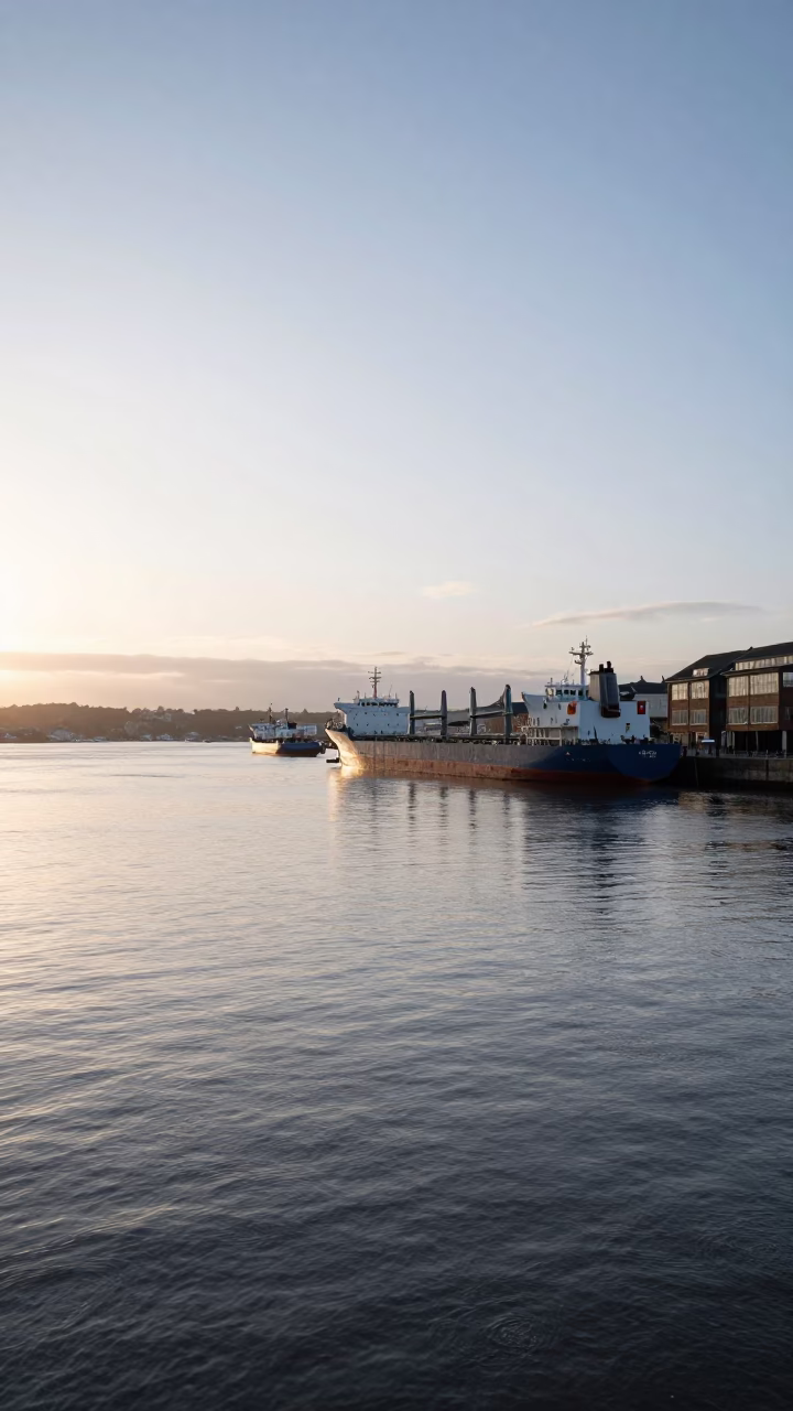 Harbour View at The Early Morning Light in Bristol in in Bristol, United Kingdom