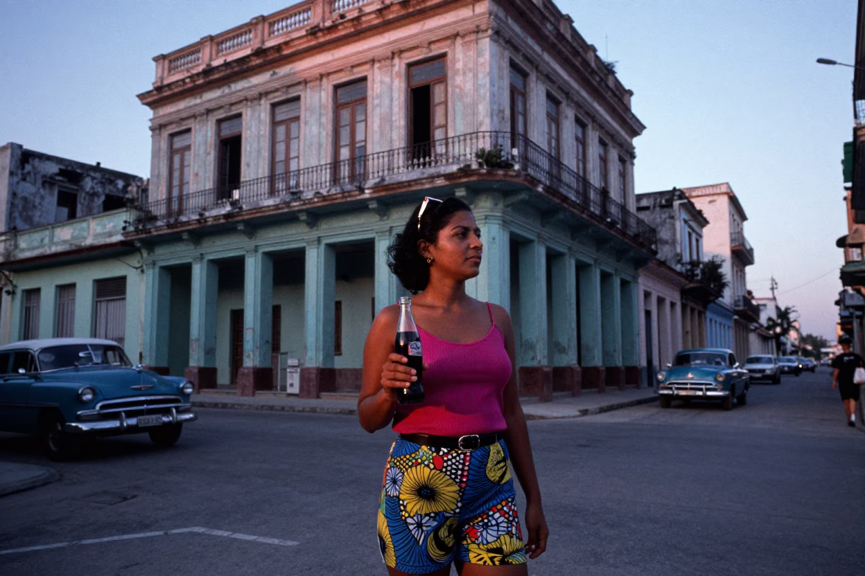 Havana Before Dawn at Sunrise Light in in Havana, Cuba