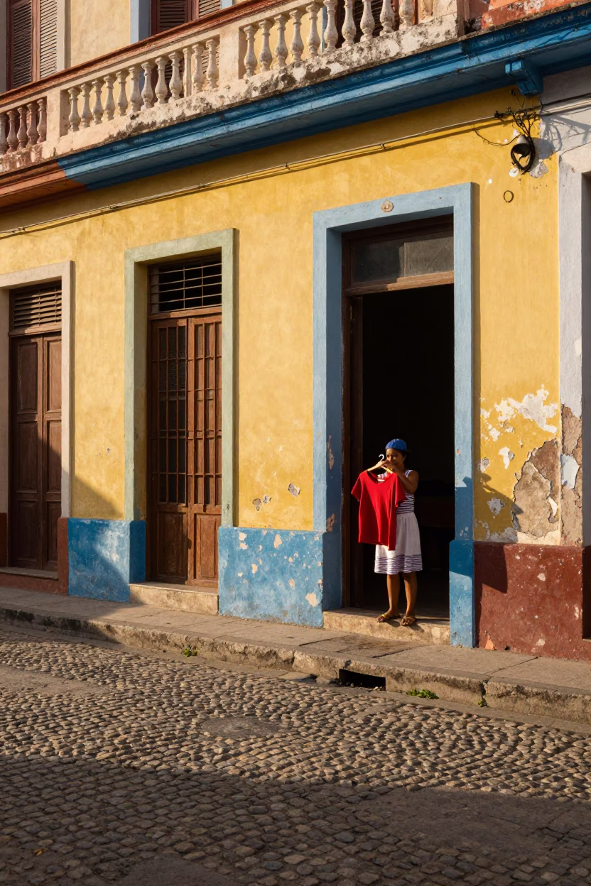 Havana Late Afternoon at The Late Afternoon Light in in Havana, Cuba