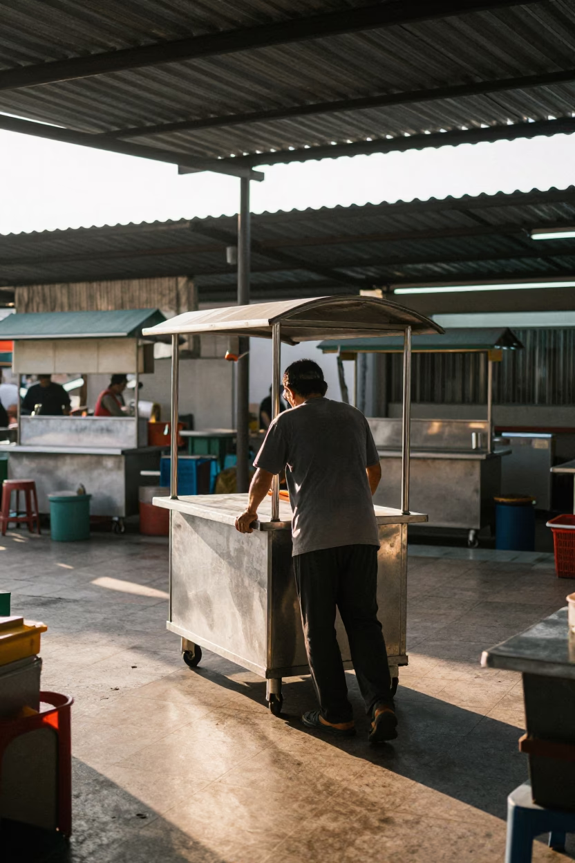 Hawker Center in Singapore in in Singapore, Singapore