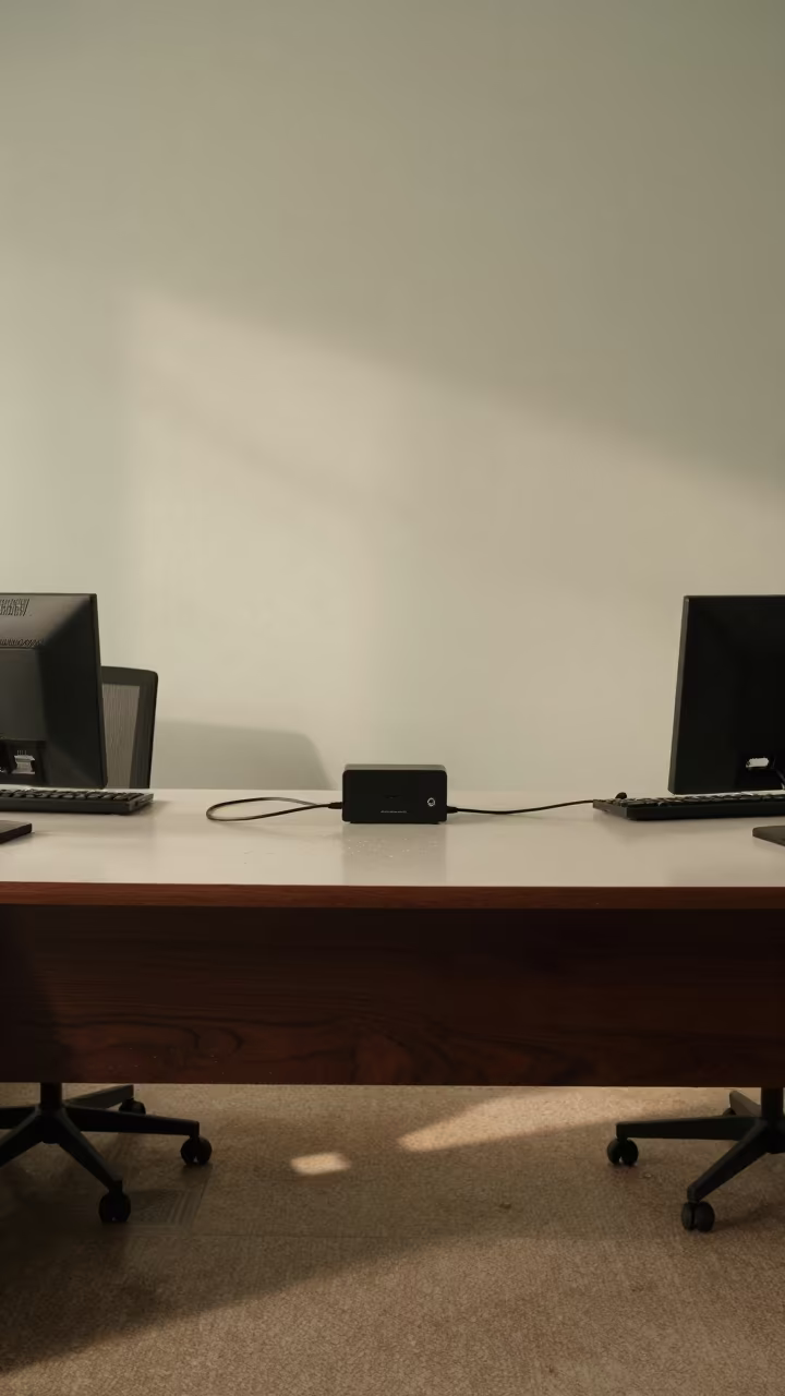 Charger in Havana Office Wet Season Light in inside an open-plan office bay near Havana