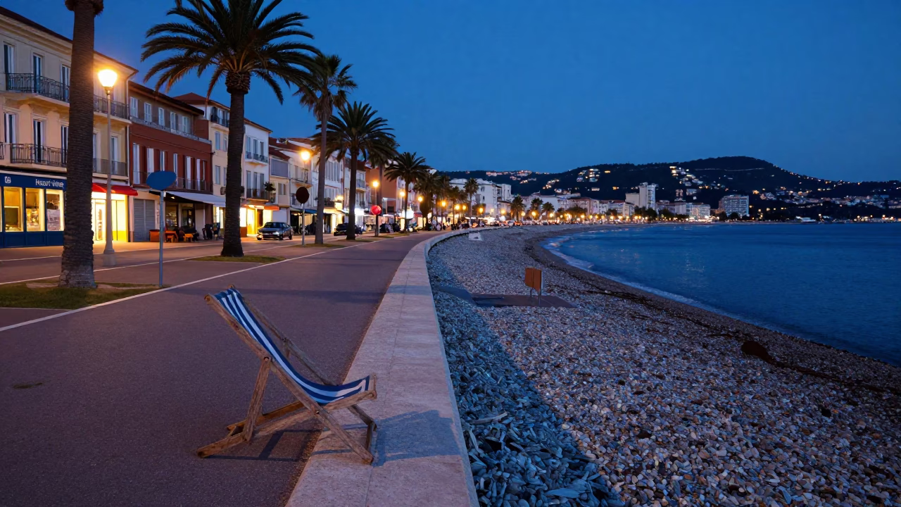 Heart Vine in Nice at The Last Blue Light Of Evening in in Nice, France