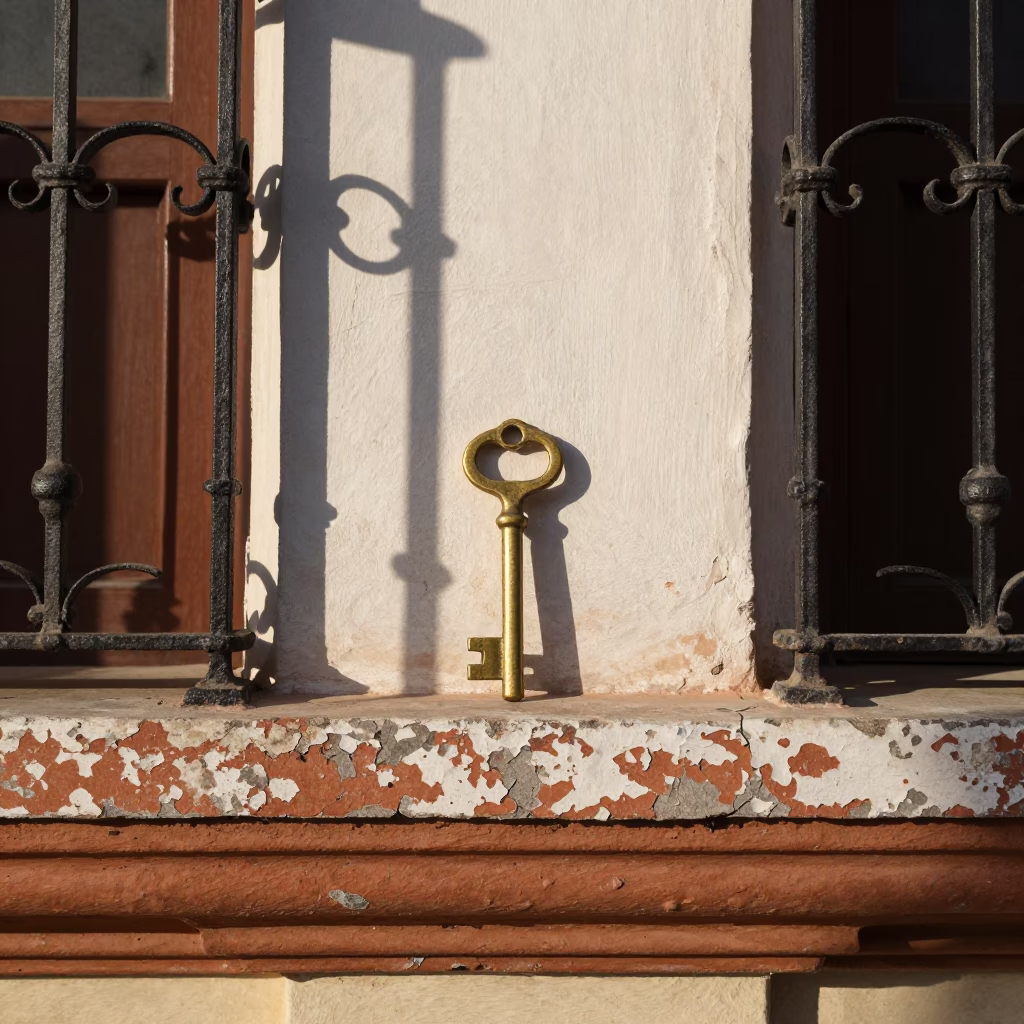 Heirloom Key at The Late Morning Light in Havana in in Havana, Cuba