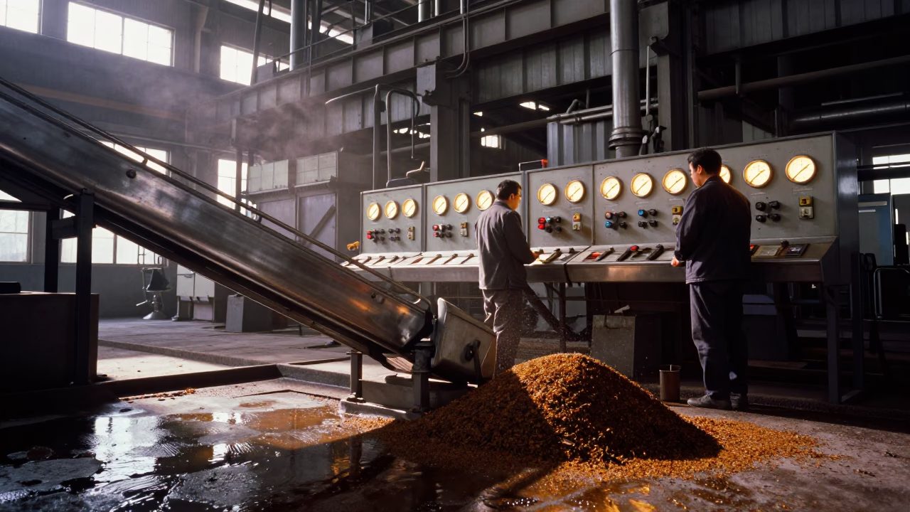 Henan Packing Hall Operators Gauges Noon Light in inside a packing hall with stainless conveyors in Henan