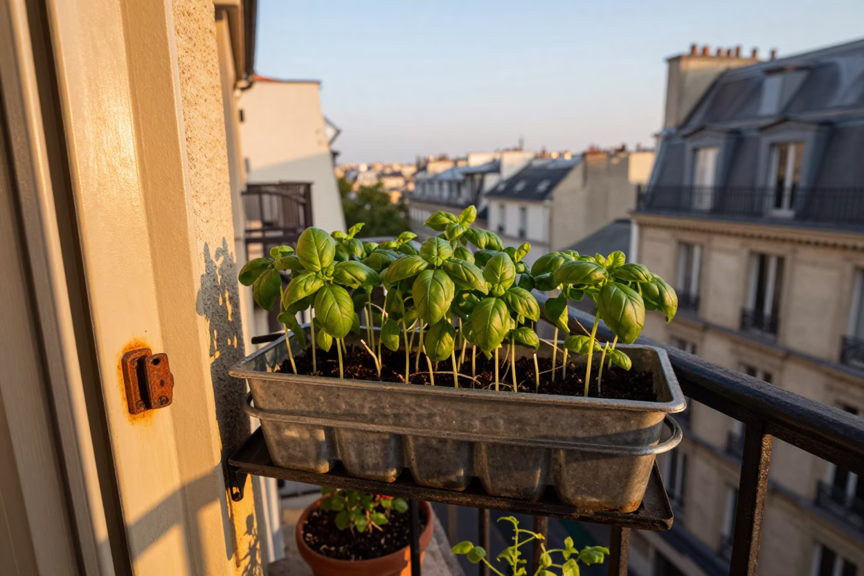 Herb Garden in Paris in in Paris, France