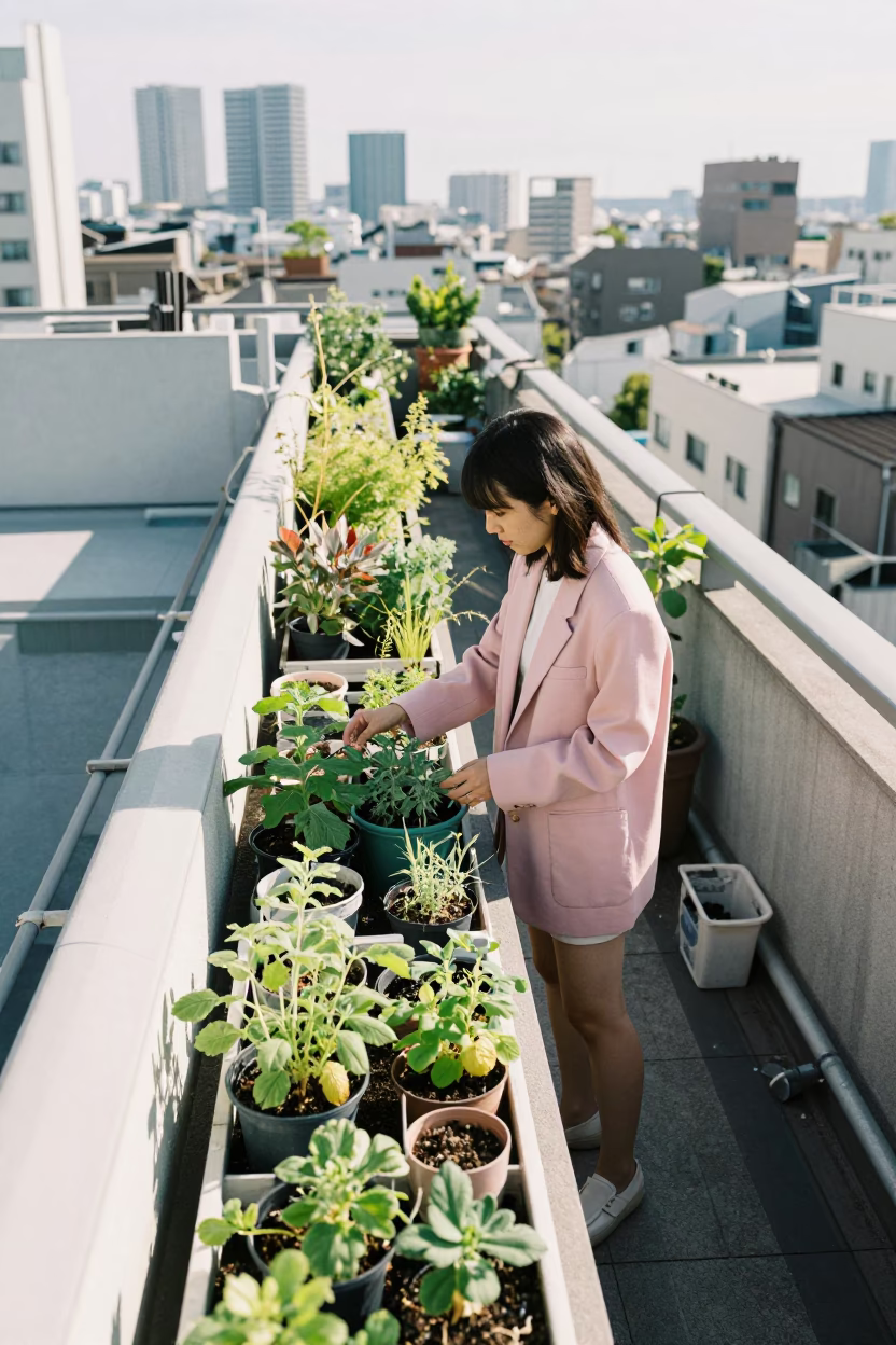 Herb Garden in Tokyo in in Tokyo, Japan