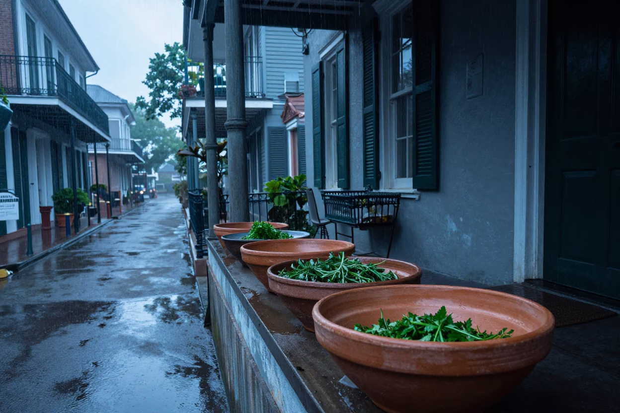 Herbs in New Orleans in in New Orleans, Louisiana, United States