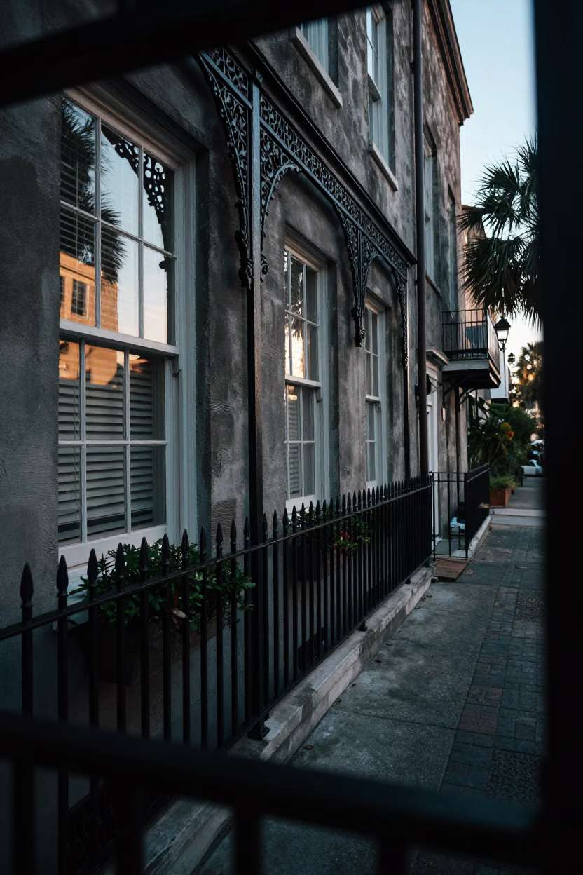 Historic Alleyway in Charleston in in Charleston, South Carolina, United States
